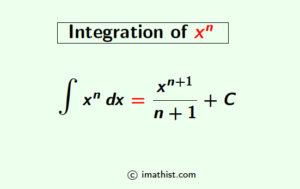 proof of integration of x^n